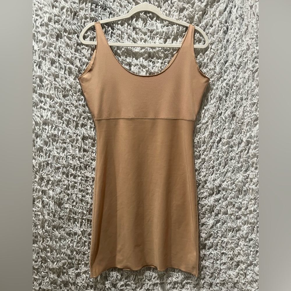 SPANX BY SARA BLAKELY FULL SLIP SHAPEWEAR, NUDE BEIGE, SIZE XL